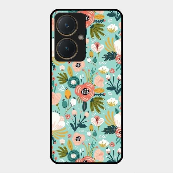 bloom carnival Glass case Cover for Vivo Y27