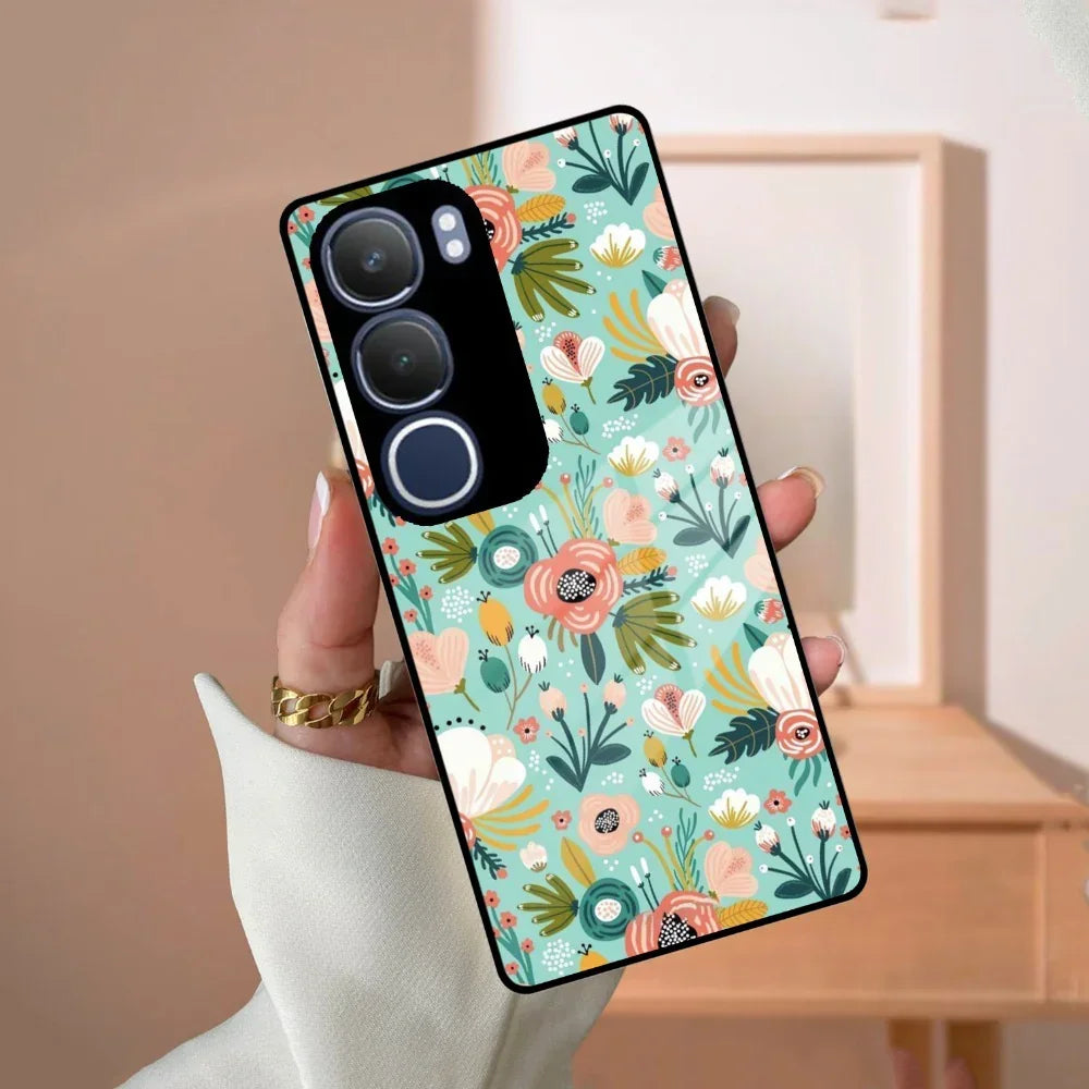 Bloom Carnival Glass Case Cover For Vivo - ShopOnCliQ