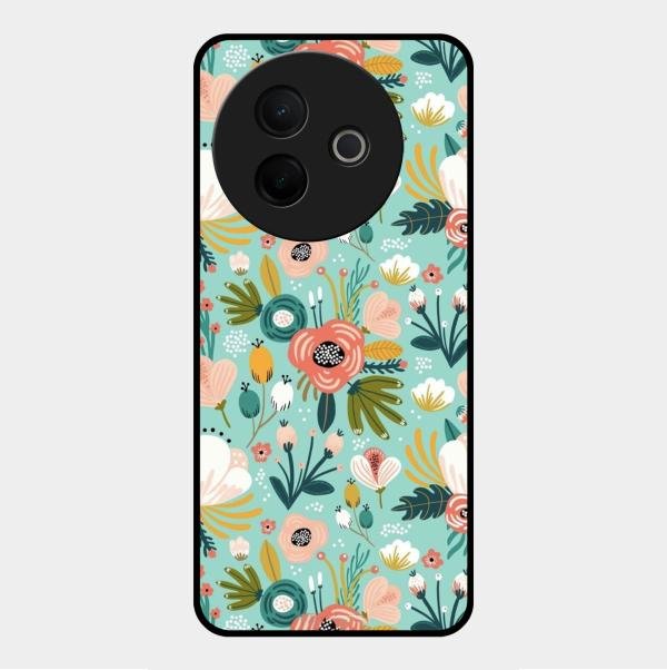 bloom carnival Glass case Cover for Vivo Y39 5G