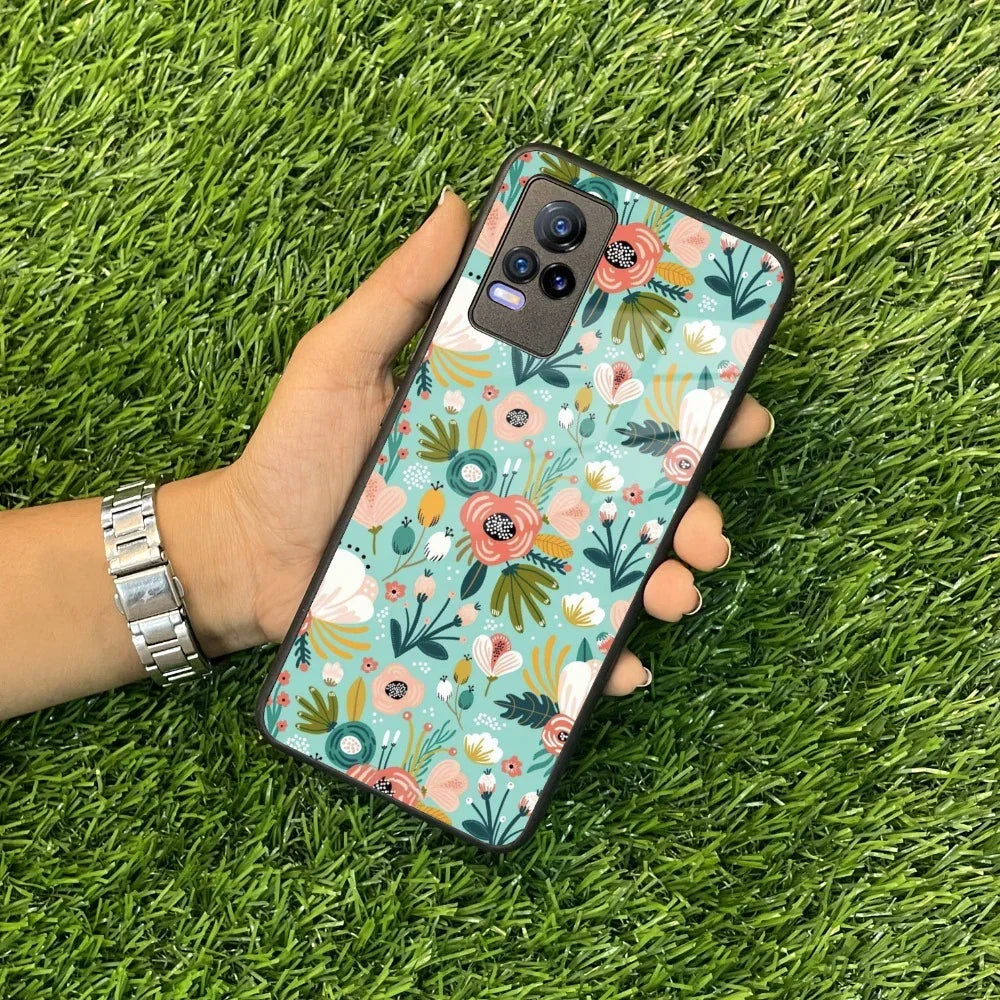 Bloom Carnival Glass Case Cover For Vivo - ShopOnCliQ