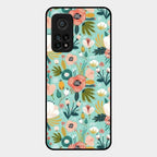 bloom carnival Glass case Cover for Xiaomi Mi 10T Pro 5G