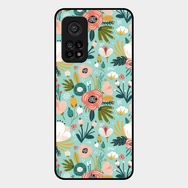bloom carnival Glass case Cover for Xiaomi Mi 10T Pro 5G