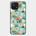 bloom carnival Glass case Cover for Xiaomi Mi 11 Lite