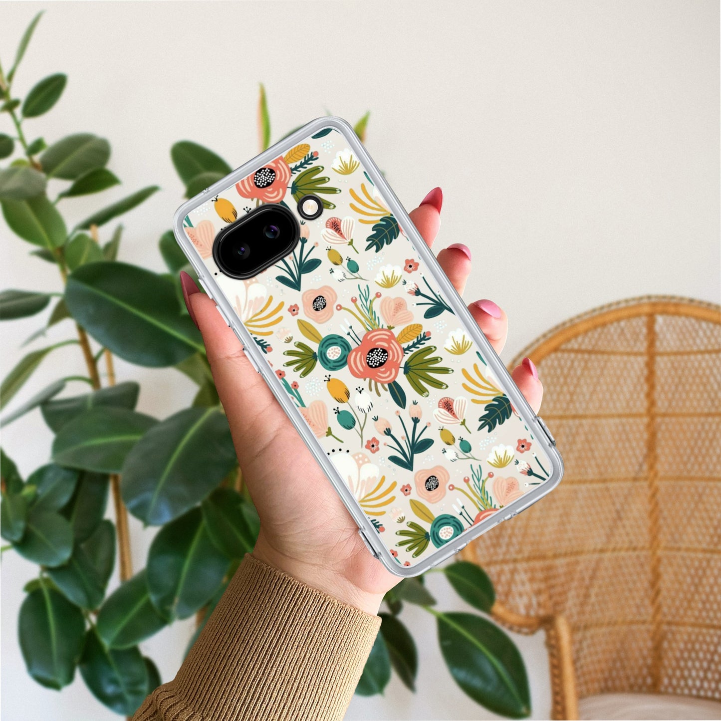 Bloom Carnival Transparent silicon case For Google