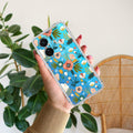 Bloom Carnival Transparent silicon case For iQOO Z6 Pro 5G