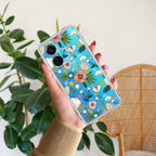 Bloom Carnival Transparent silicon case For Vivo T2 Pro 5G