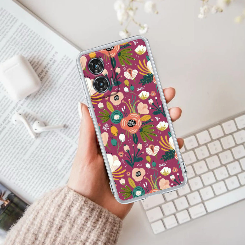 Bloom Carnival Anti Yellow Case For Motorola G96 5G
