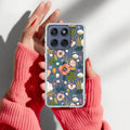 Bloom Carnival Transparent silicon case For Motorola - ShopOnCliQ