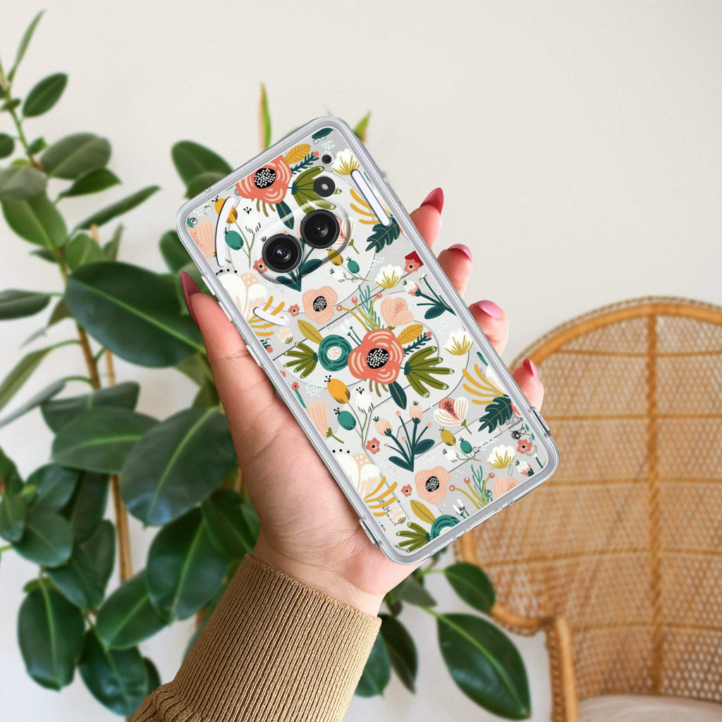 Bloom Carnival Anti Yellow Case For Nothing Phone 2a Plus