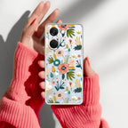 Bloom Carnival Transparent silicon case For OnePlus Nord 3 5G
