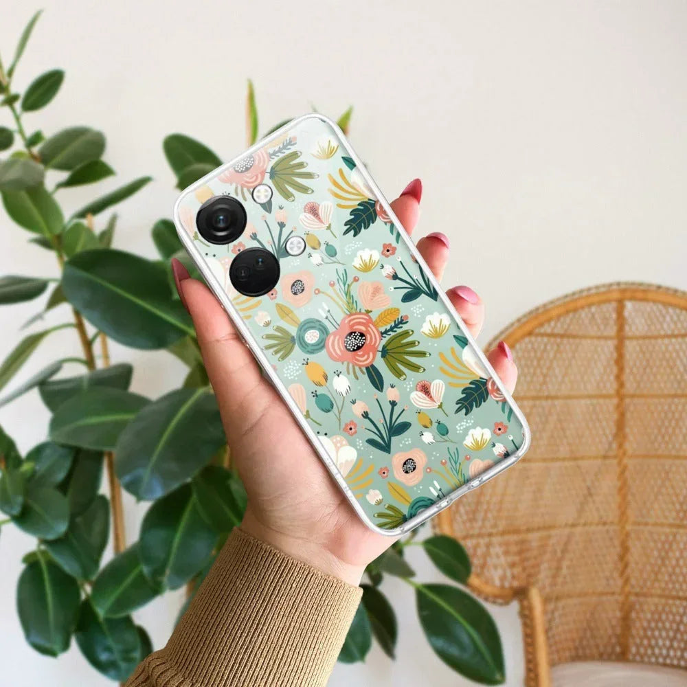 Bloom Carnival Transparent silicon case For OnePlus - ShopOnCliQ