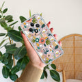 Bloom Carnival Transparent silicon case For Oppo F27 Pro Plus 5G