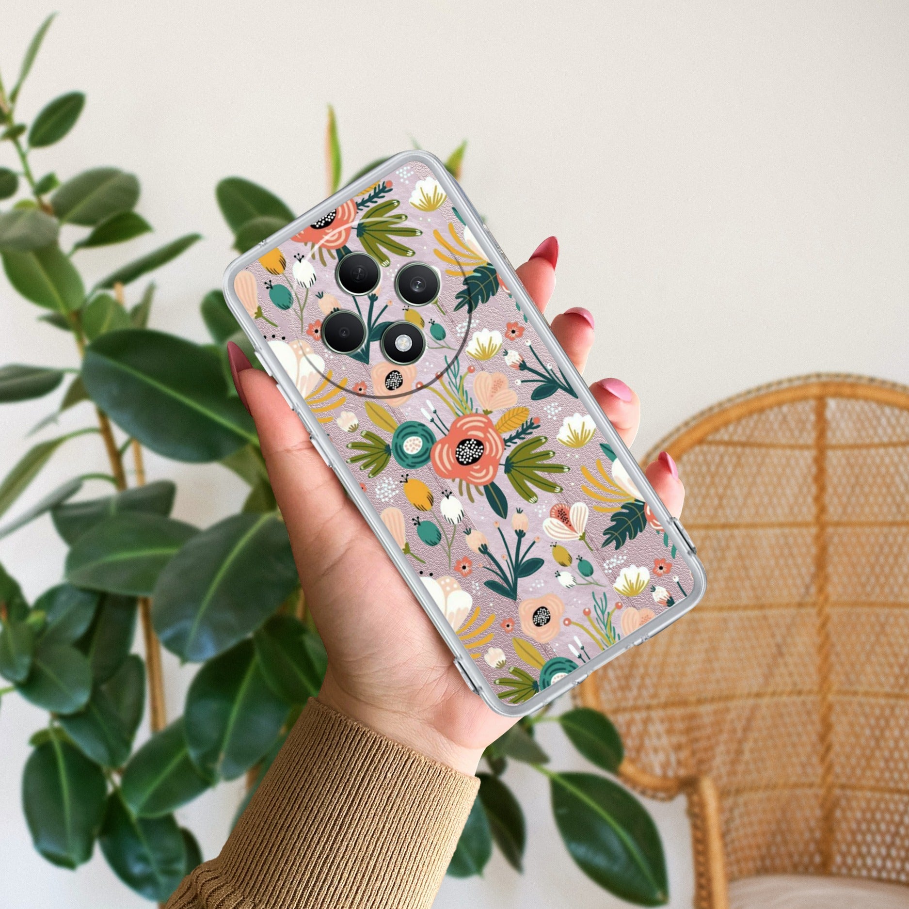 Bloom Carnival Anti Yellow Case For Oppo F27 Pro Plus 5G