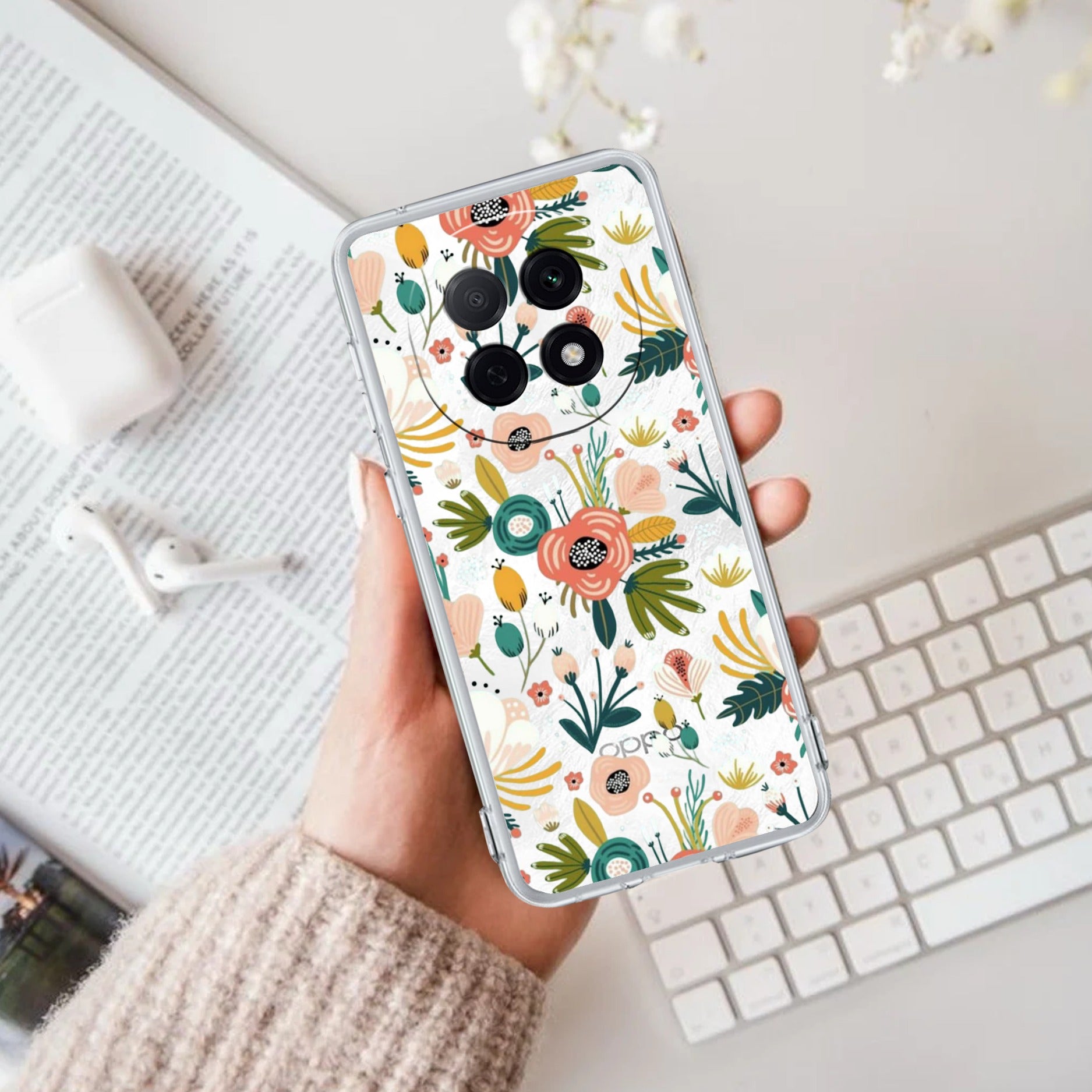 Bloom Carnival Anti Yellow Case For Oppo F29 Pro 5G