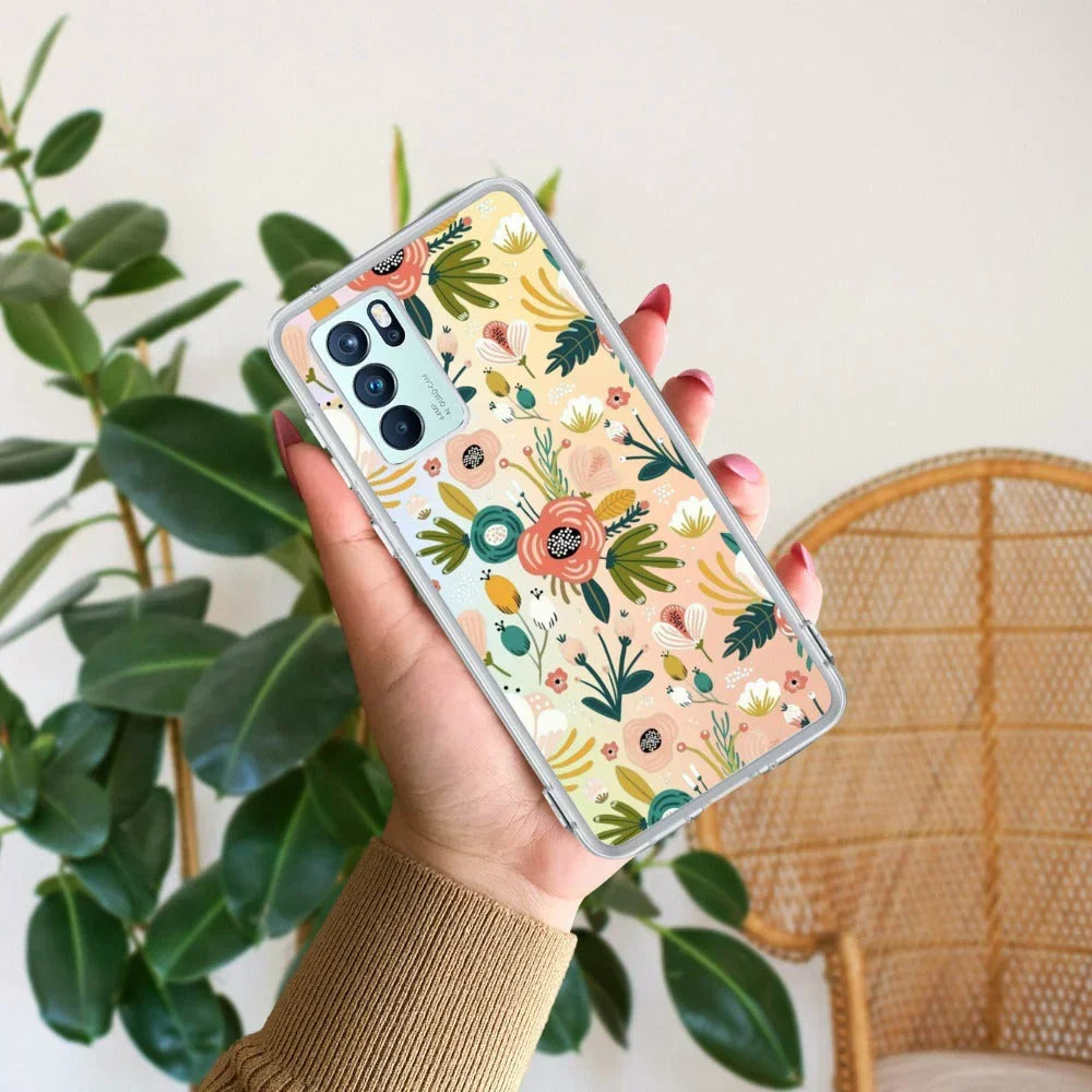 Bloom Carnival Anti Yellow Case For Oppo Reno 6 Pro 5G