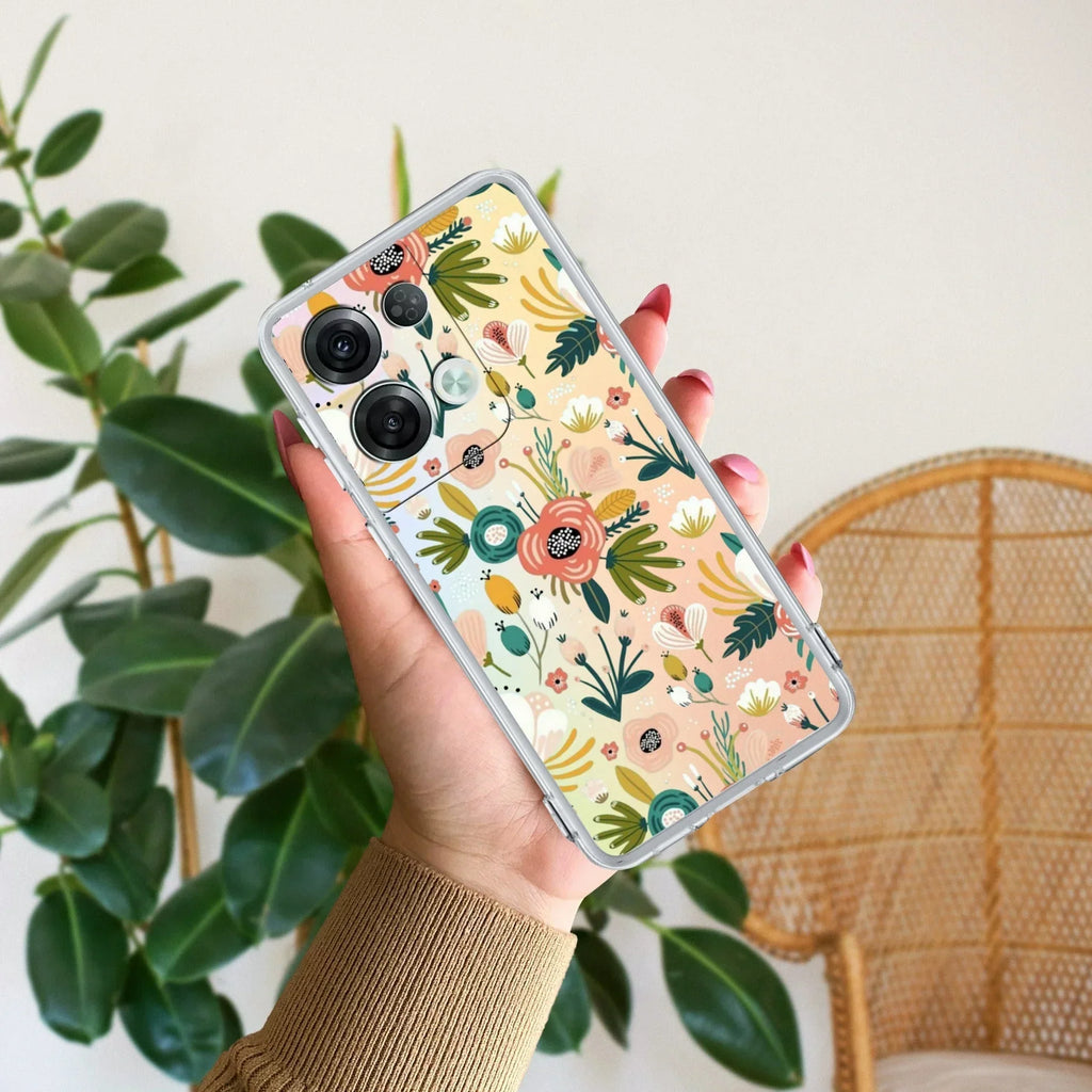 Bloom Carnival Anti Yellow Case For Oppo Reno 8 Pro 5G