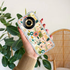 Bloom Carnival Transparent silicon case For Realme 11 Pro+ 5G