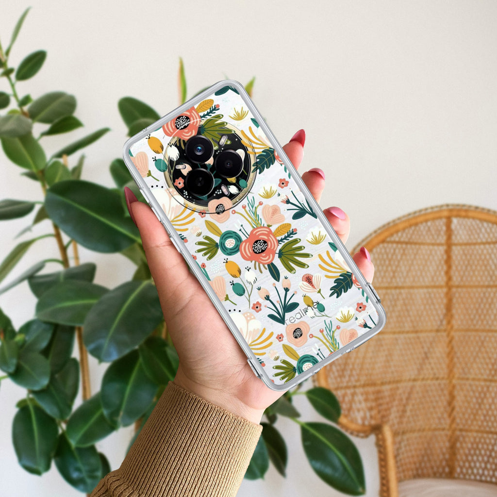 Bloom Carnival Anti Yelllow Case For Realme 14 Pro 5G