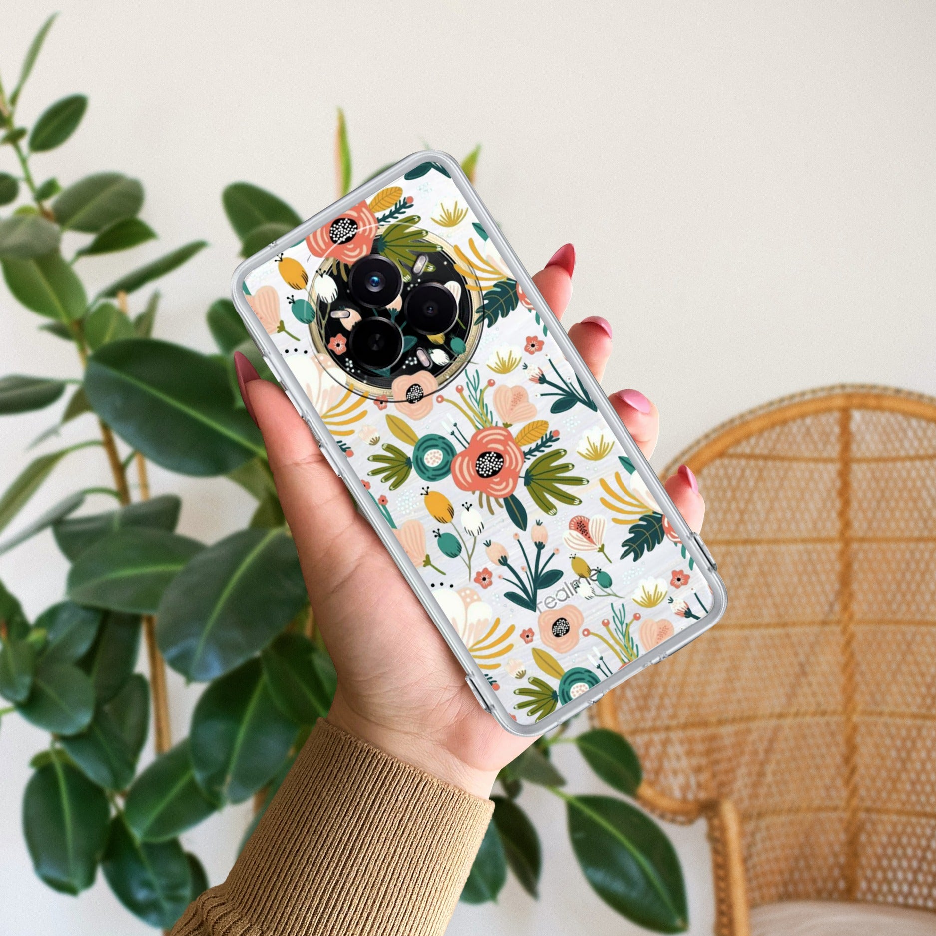 Bloom Carnival Anti Yelllow Case For Realme 14 Pro 5G