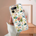 Bloom Carnival Transparent silicon case For Realme C63 5G