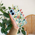 Bloom Carnival Transparent silicon case For Realme C55