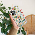 Bloom Carnival Transparent silicon case For Realme 14x 5G