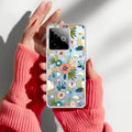 Bloom Carnival Transparent silicon case For Realme 14T 5G