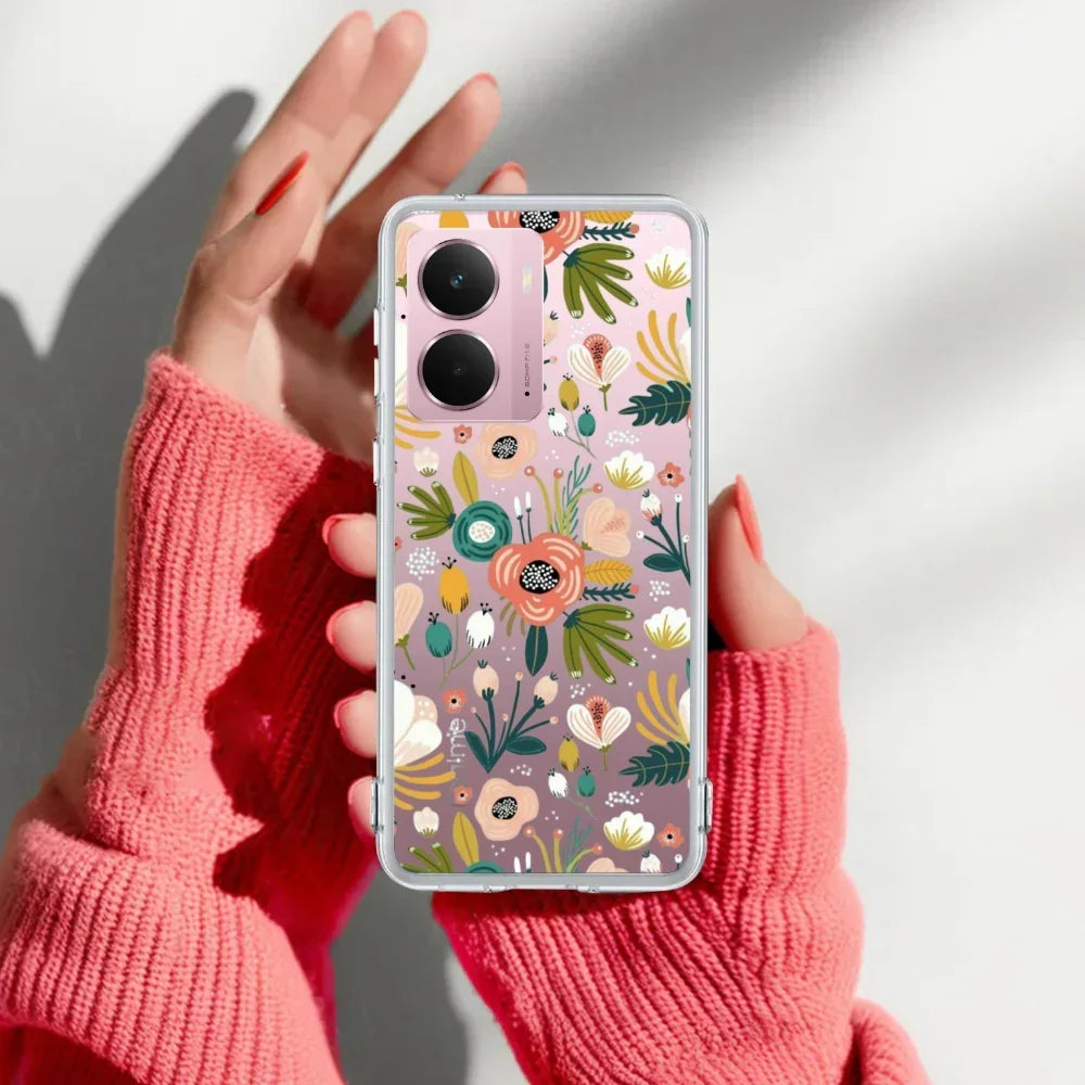 Bloom Carnival Transparent silicon case For Realme/Narzo