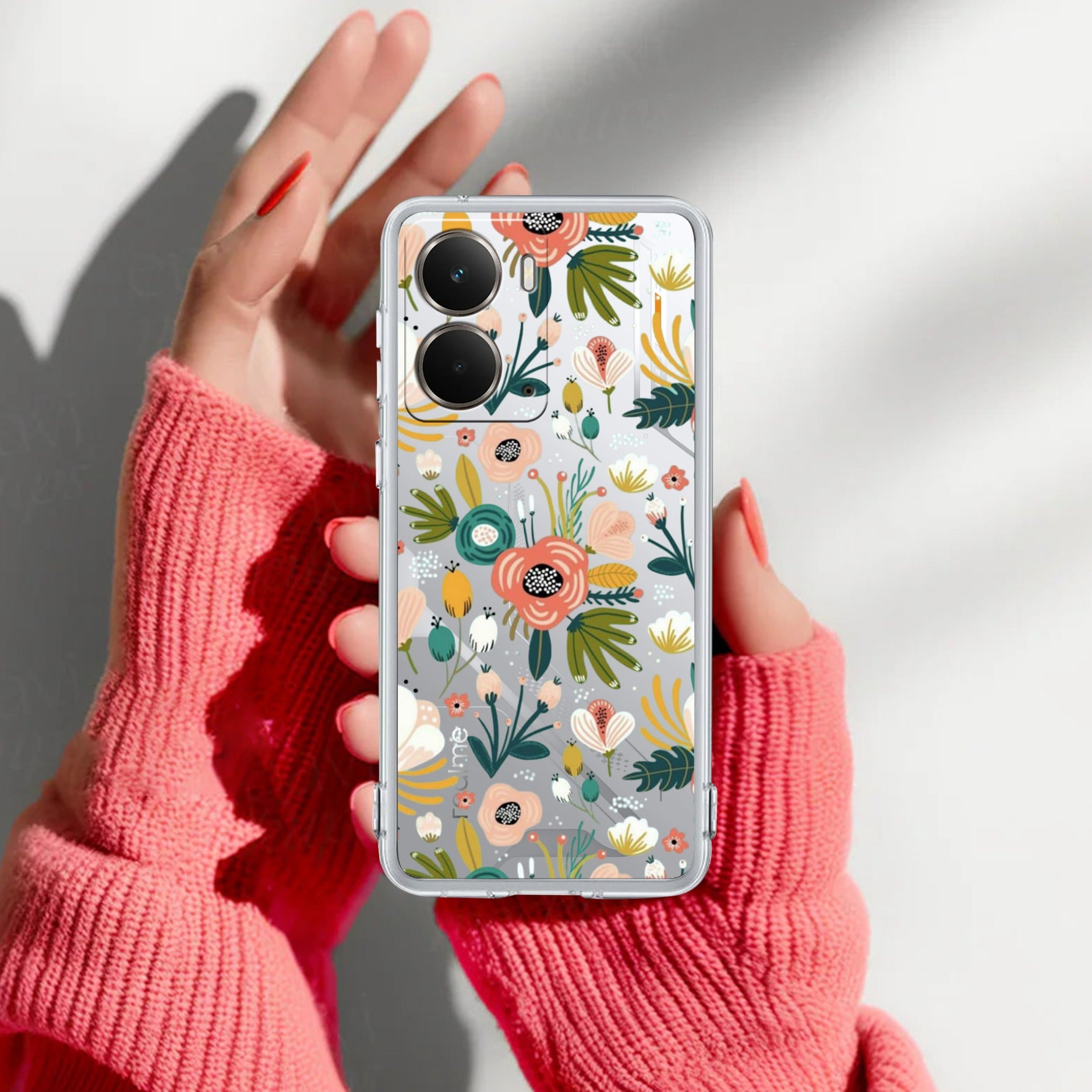 Bloom Carnival Anti Yelllow Case For Realme P3 5G