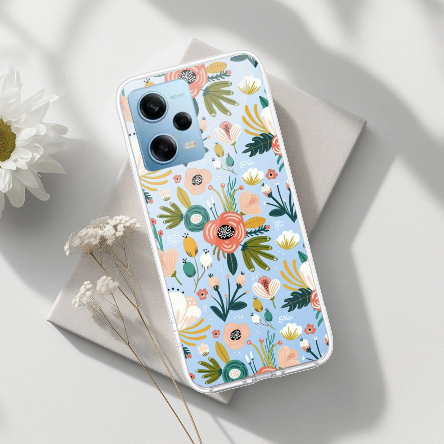 Bloom Carnival Transparent silicon case For Redmi/Xiaomi