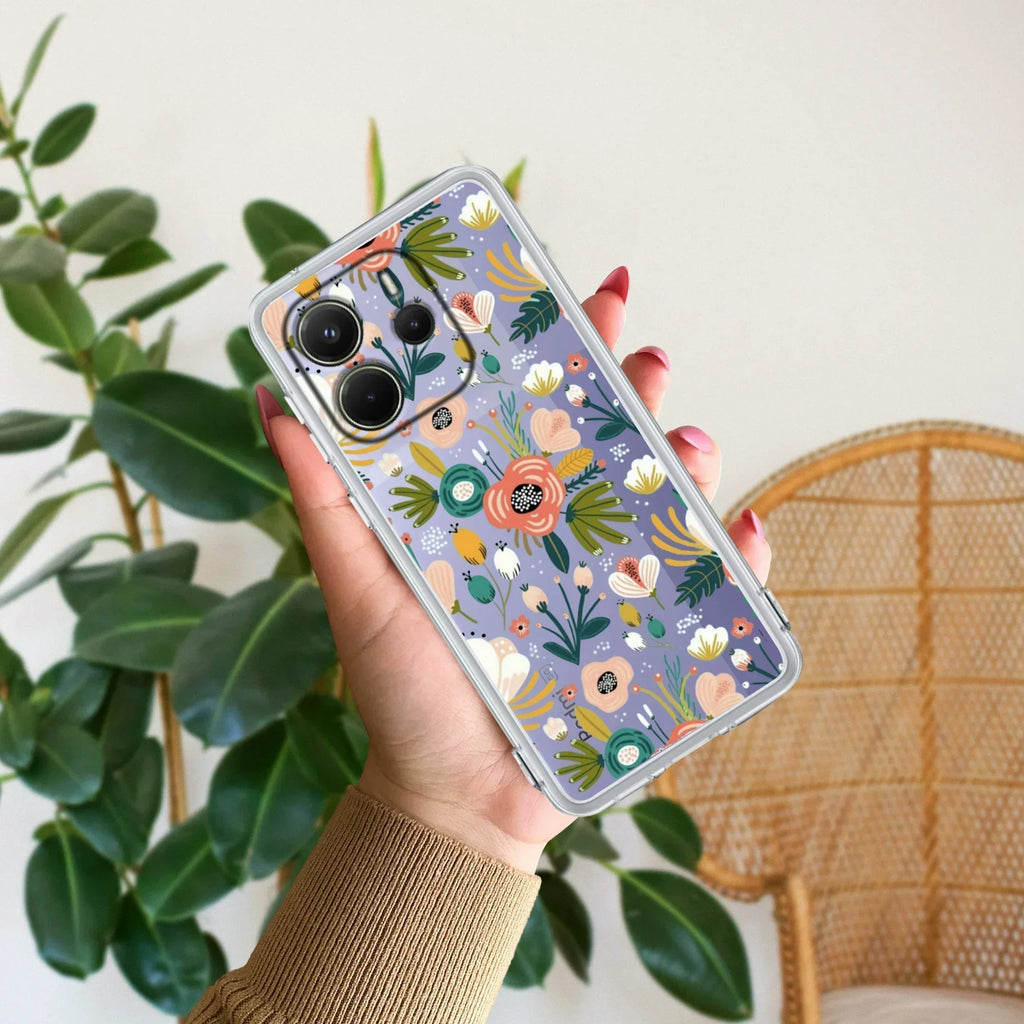 Bloom Carnival Transparent silicon case For Redmi/Xiaomi - ShopOnCliQ
