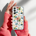 Bloom Carnival Transparent silicon case For Samsung Galaxy A57 5G