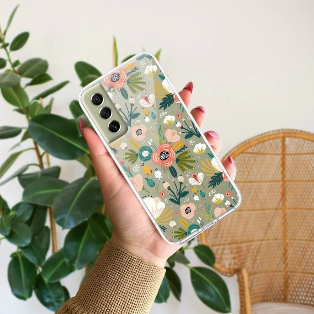 Bloom Carnival Transparent silicon case For Samsung Galaxy A14 5G