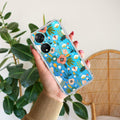 Bloom Carnival Transparent silicon case For Vivo T2 5G