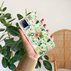 Bloom Carnival Transparent silicon case For Vivo V21 5G