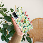 Bloom Carnival Transparent silicon case For Vivo V21e 5G