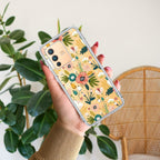 Bloom Carnival Transparent silicon case For Vivo V23 Pro 5G