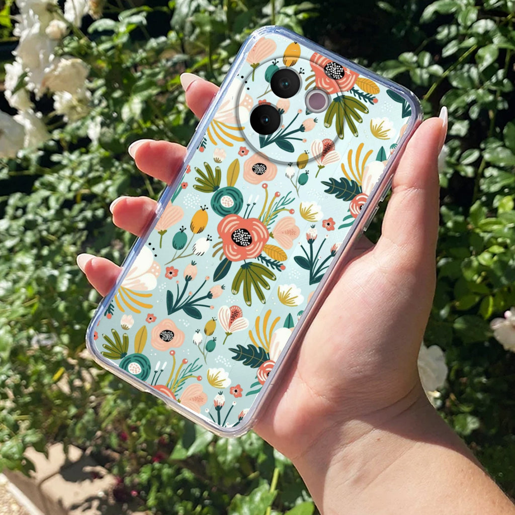 Bloom Carnival Anti Yellow Case For Vivo V30e 5G