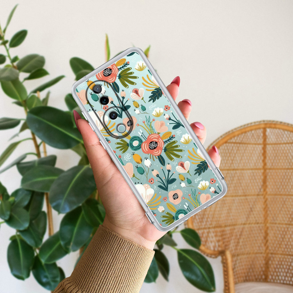 Bloom Carnival Anti Yellow Case For Vivo V40 Pro 5G