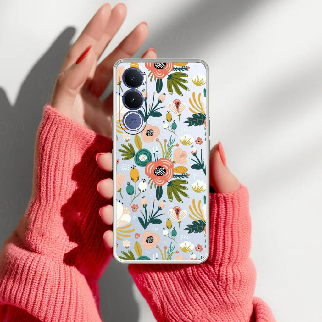 Bloom Carnival Anti Yellow Case For Vivo V70 FE 5G