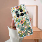 Bloom Carnival Transparent silicon case For Vivo X200 Pro 5G