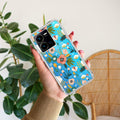 Bloom Carnival Transparent silicon case For Vivo Y35