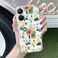 Bloom Carnival Transparent silicon case For Vivo Y28 5G