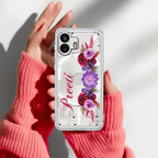 Blue Aster Floral Customize Anti Yellow Case For Nothing Phone 2