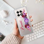 Blue Aster Floral Anti Yellow Case For OnePlus 13R 5G