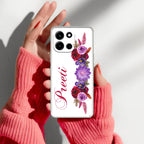 Blue Aster Floral Anti Yellow Case For OnePlus Nord 6 5G