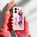 Blue Aster Floral Customize Anti Yellow Case For OPPO K13 Turbo 5G