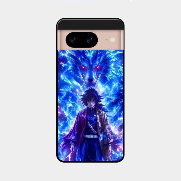 Blue Blade Glass Case Cover For Google Pixel 8 5G