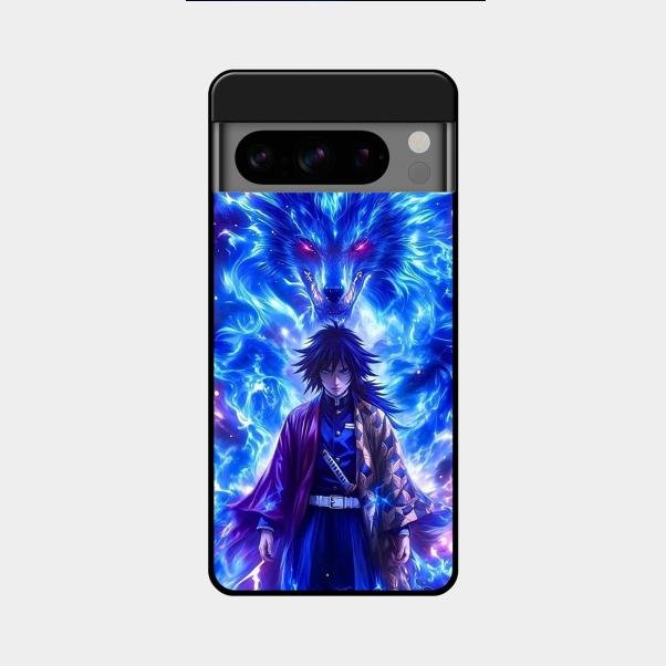 Blue Blade Glass Case Cover For Google Pixel 8 Pro 5G