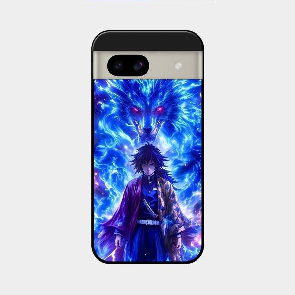 Blue Blade Glass Case Cover For Google Pixel 8A 5G